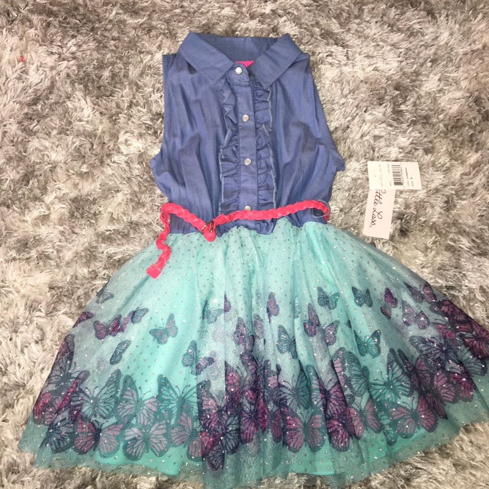 Girls butterfly tutu dress